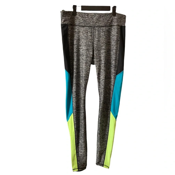 XERSION FULL LENGTH COLOR BLOCK LEGGINGS - Picture 1 of 4